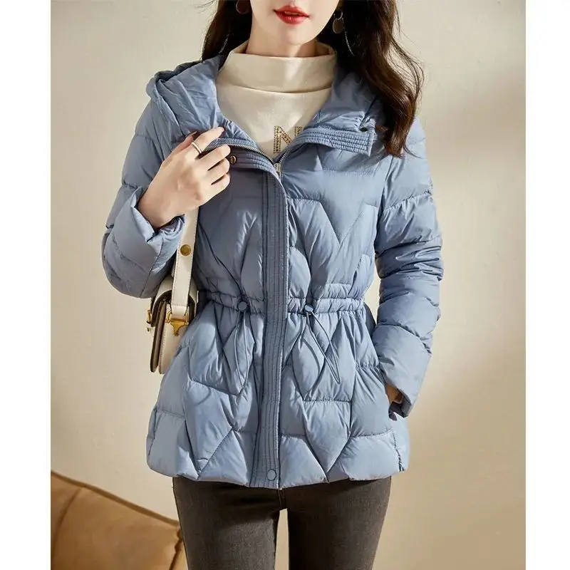 2022 New Women Winter Hooded Warm Lace Up Elastic Waist Cotton Padded Jacket Winter Clothes Women Autumn Thin Cotton Coat
2022 New Women Winter Hooded Warm Lace Up Elastic Waist Cotton Padded Jacket Winter Clothes Women Autumn Thin Cotton Coat