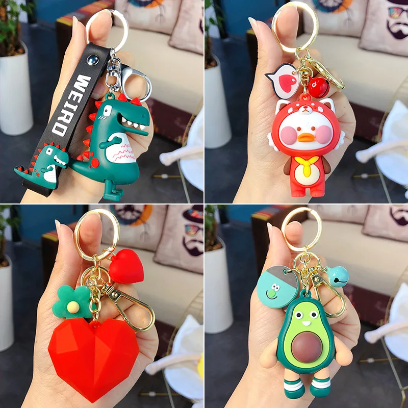 SALeeee Creative cute cartoon epoxy dinosaur doll keychain pendant cute car keychain bag pendant special gift
SALeeee Creative cute cartoon epoxy dinosaur doll keychain pendant cute car keychain bag pendant special gift