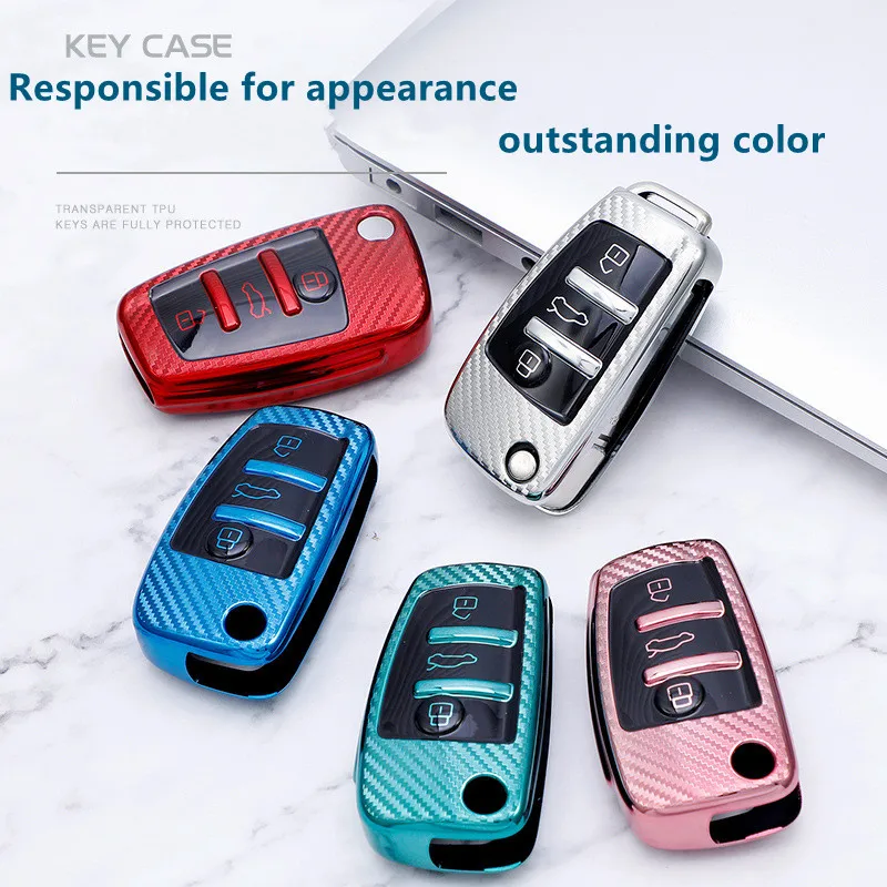 New Soft TPU Car Folding Key Cover Case For Audi A3 8L 8P A4 B6 B7 B8 A6 C5 C6 4F RS3 Q3 Q7 TT 8L 8V S3 Auto Shell Accessories
New Soft TPU Car Folding Key Cover Case For Audi A3 8L 8P A4 B6 B7 B8 A6 C5 C6 4F RS3 Q3 Q7 TT 8L 8V S3 Auto Shell Accessories