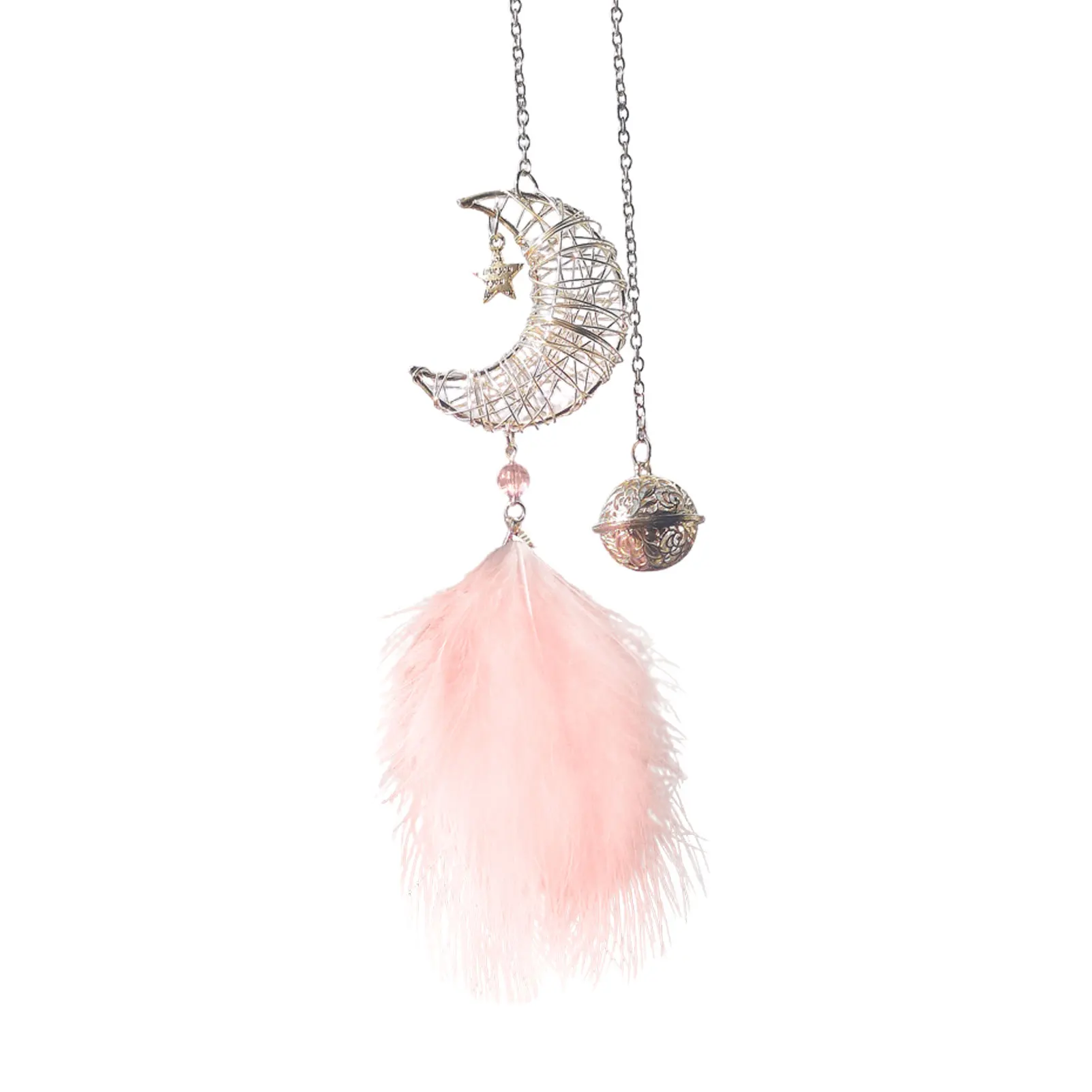 Car Decorations For Interior Rearview Mirror Handmade Nature Feather Moon Dream Catcher Ornament Traditional Bohemian Car
Car Decorations For Interior Rearview Mirror Handmade Nature Feather Moon Dream Catcher Ornament Traditional Bohemian Car