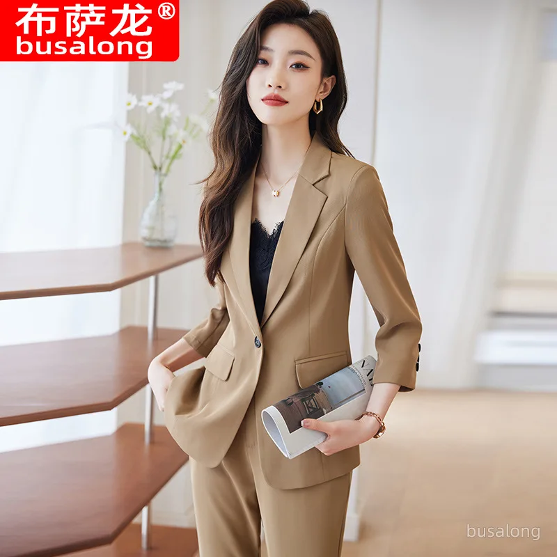Long Sleeve Suit Coat Women's Business Wear Spring and Autumn Elegant Slim Fit Fashion Suit Female Work Clothes Business Formal
Long Sleeve Suit Coat Women's Business Wear Spring and Autumn Elegant Slim Fit Fashion Suit Female Work Clothes Business Formal