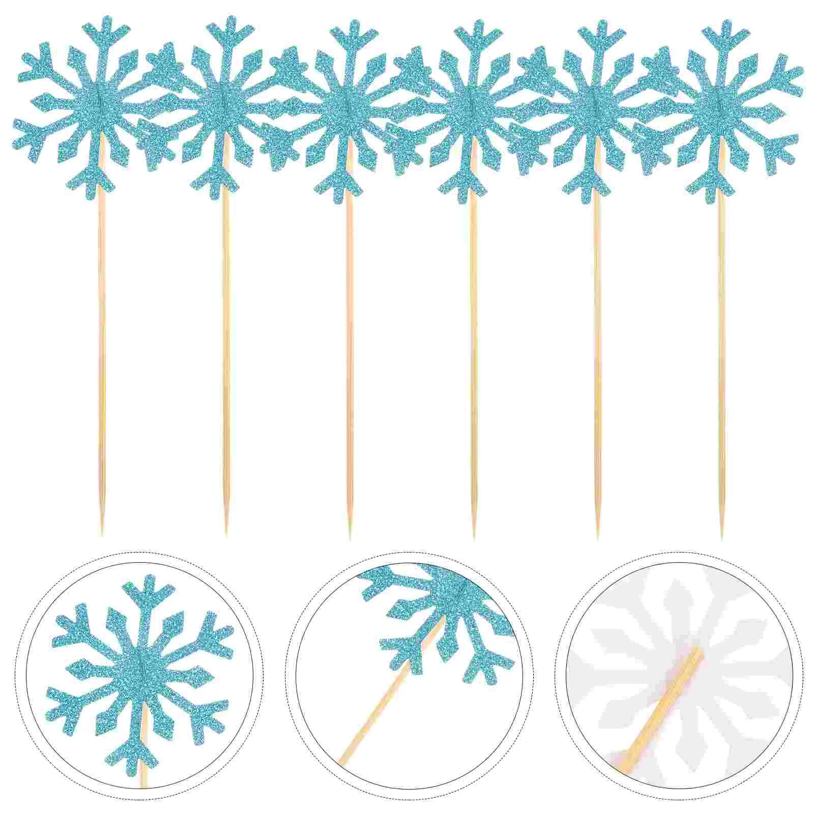 Snowflake Flag Cake Decor Decorations Birthday Ornaments Dessert Cupcake Toppers 
Snowflake Flag Cake Decor Decorations Birthday Ornaments Dessert Cupcake Toppers