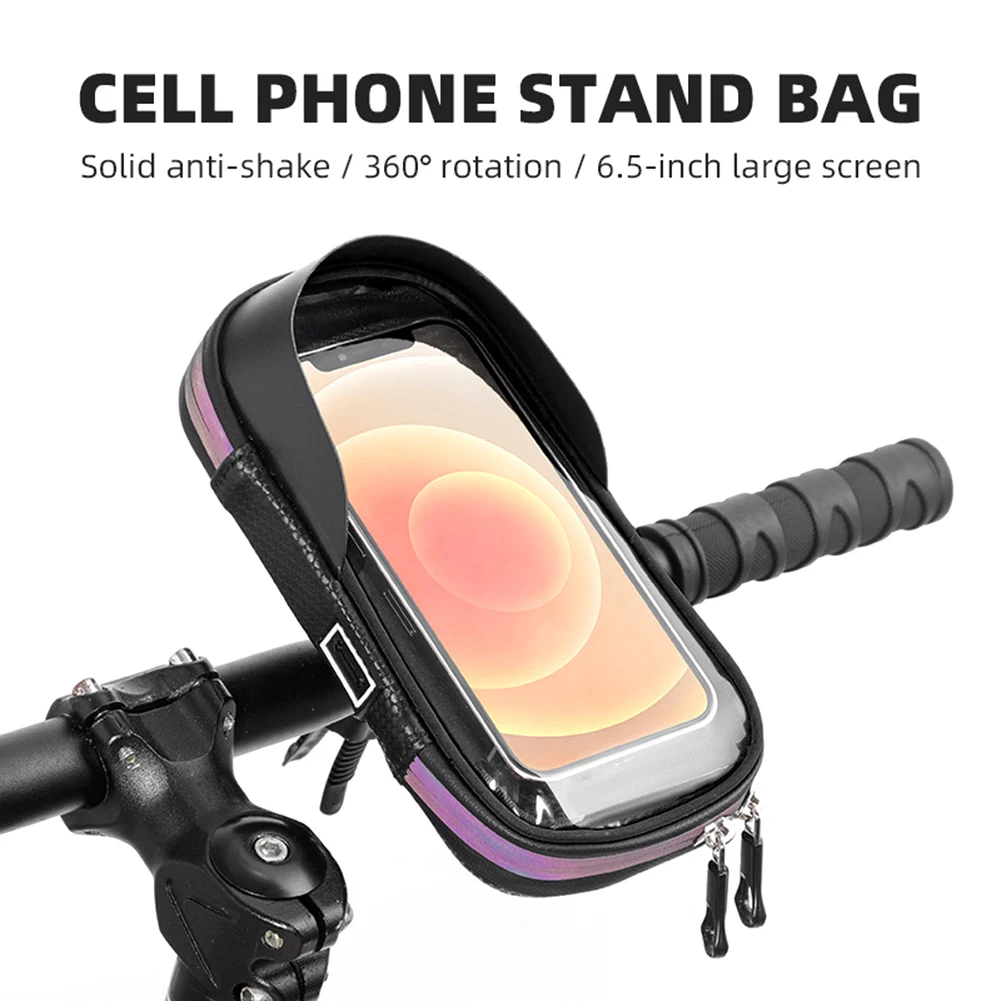 Gift Waterproof Bike Bicycle Phone Mount Bag Case Motorcycle Handlebar Phone Holder Stand for 4.5-6.4 Inch Mobile Cell Phones
Gift Waterproof Bike Bicycle Phone Mount Bag Case Motorcycle Handlebar Phone Holder Stand for 4.5-6.4 Inch Mobile Cell Phones