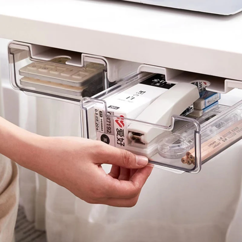 Drawer Desk Organizer Shelf Self-Adhesive Stationery Holder Penholder Storage Box Table Gadget School Office Accessories
Drawer Desk Organizer Shelf Self-Adhesive Stationery Holder Penholder Storage Box Table Gadget School Office Accessories