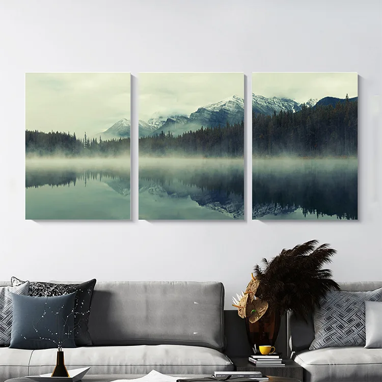 Landscape High Mountains and Flowing Water Painting Core HD Spray Painting Canvas Painting Nordic Living Room Wall Painting
Landscape High Mountains and Flowing Water Painting Core HD Spray Painting Canvas Painting Nordic Living Room Wall Painting