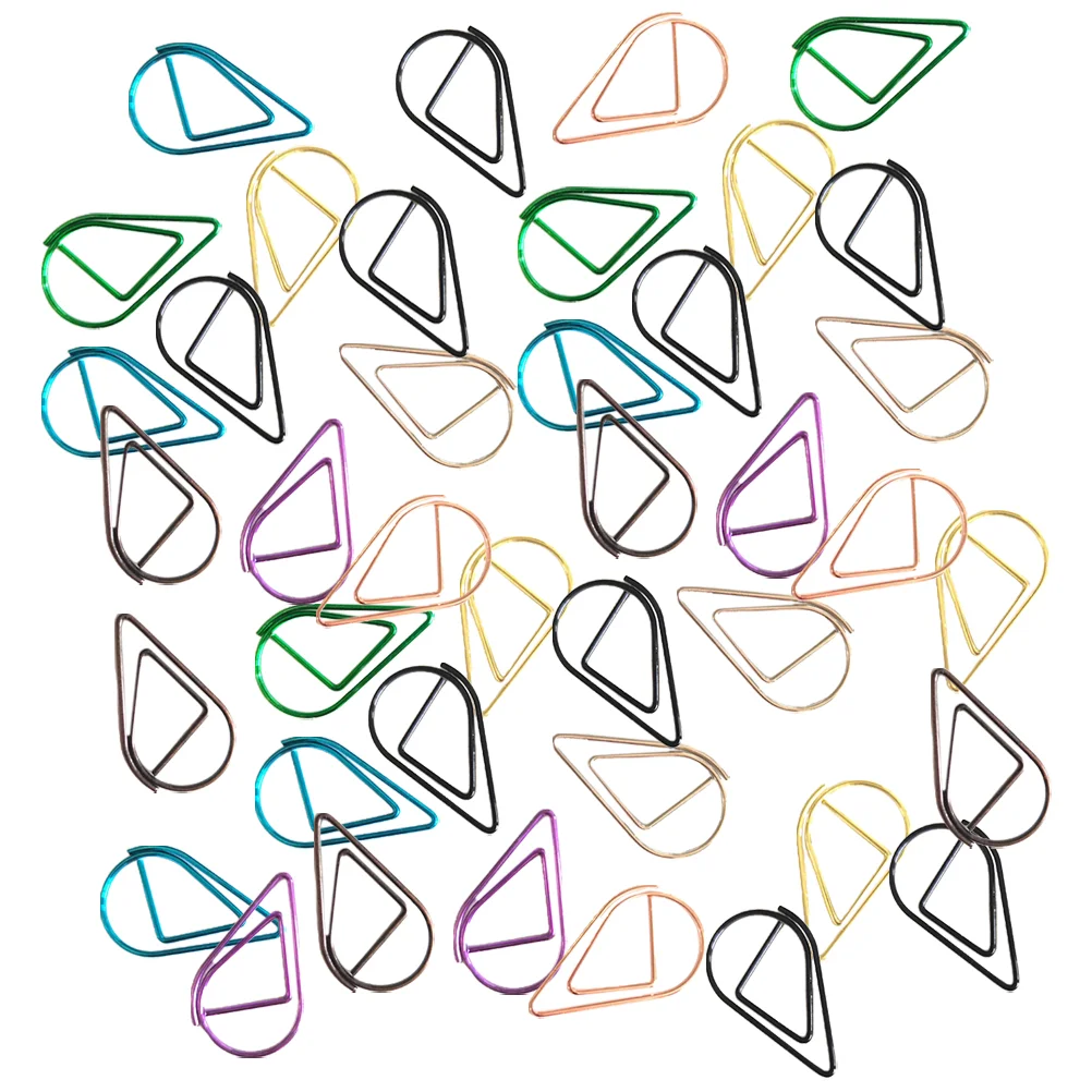 100pcs Small Paper Clips Drop Shaped Bookmark Clips Cute Metal Paper Clips Office Supplies
100pcs Small Paper Clips Drop Shaped Bookmark Clips Cute Metal Paper Clips Office Supplies