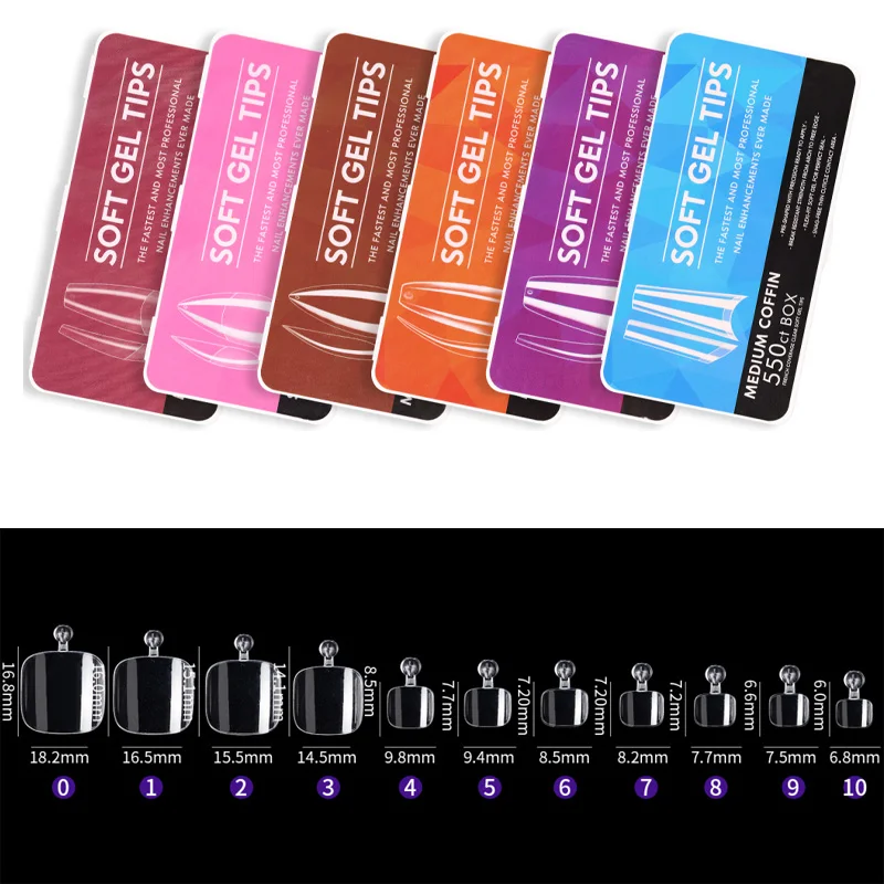 400/440/550 шт., прозрачные накладные акриловые ногти
400/440/550 шт., прозрачные накладные акриловые ногти