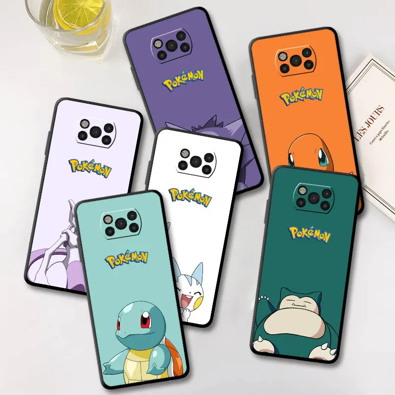 Японский аниме Покемон черный чехол для Xiaomi Poco X3 NFC M3 X4 X5 F5 Pro Mi 11T 10T 12 9T 11 Lite Capa Phone Fundas
Японский аниме Покемон черный чехол для Xiaomi Poco X3 NFC M3 X4 X5 F5 Pro Mi 11T 10T 12 9T 11 Lite Capa Phone Fundas
