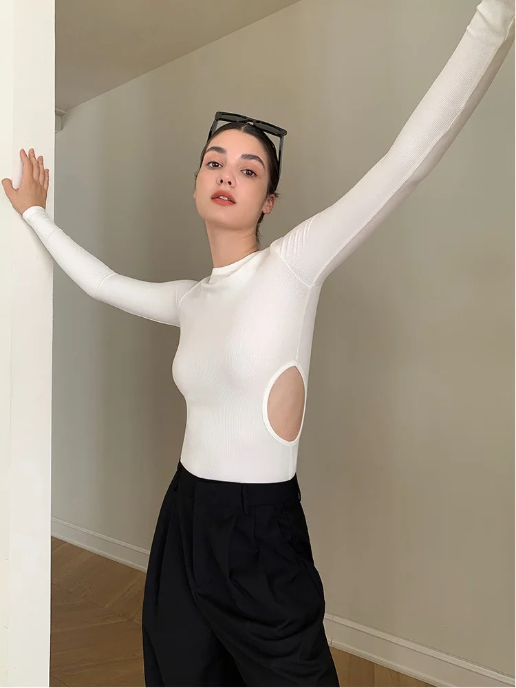 Женский укороченный топ с вырезом лодочкой и длинными рукавами TVVOVVIN, модные сексуальные футболки, осень 2023, Базовая рубашка A8GO
Женский укороченный топ с вырезом лодочкой и длинными рукавами TVVOVVIN, модные сексуальные футболки, осень 2023, Базовая рубашка A8GO