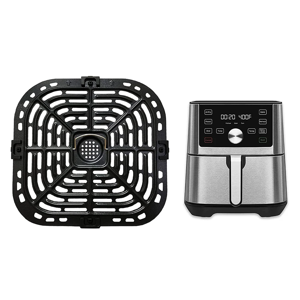 Air Fryer Grill Pan 23cm*24cm Air Fryers Crisper Plate Replacement Part Non-Stick Fry Pan Non-Stick Fry Airfryers Accessories
Air Fryer Grill Pan 23cm*24cm Air Fryers Crisper Plate Replacement Part Non-Stick Fry Pan Non-Stick Fry Airfryers Accessories