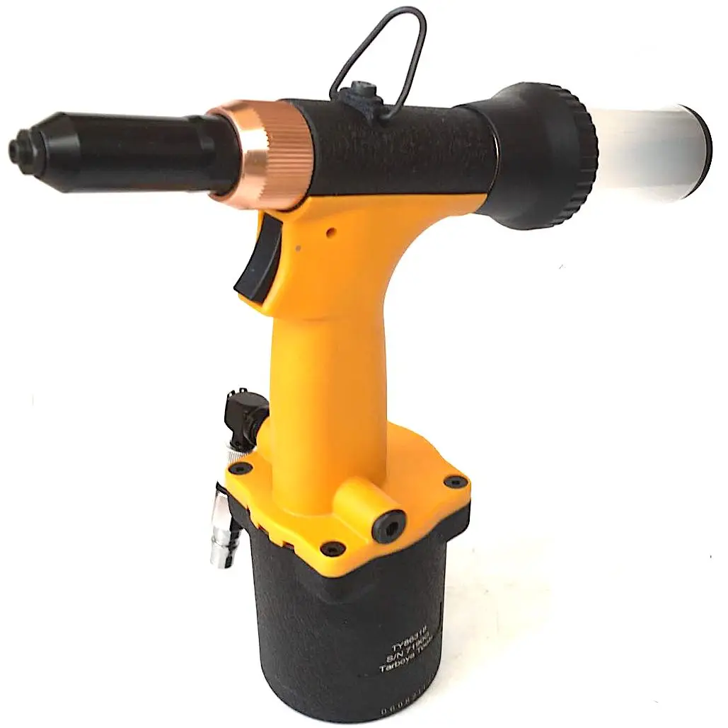 TY86318 Tarboya 3/16 In. Air Hydraulic Riveter Rivet up to 3/16 in. with high speed power using this air riveter
TY86318 Tarboya 3/16 In. Air Hydraulic Riveter Rivet up to 3/16 in. with high speed power using this air riveter