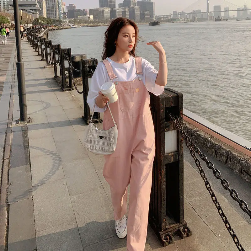 2022 Women's Summer New 2 Piece Sets Female Short Sleeve Loose Thin Tops + Denim Wide Leg Pants Jump Suits Ladies Outfits J44
2022 Women's Summer New 2 Piece Sets Female Short Sleeve Loose Thin Tops + Denim Wide Leg Pants Jump Suits Ladies Outfits J44