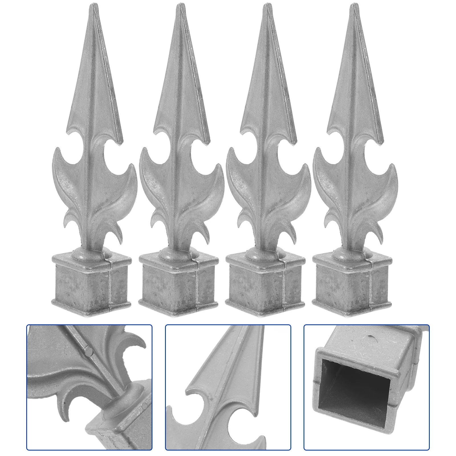4 Pcs Fence Head Garden Finial Decorations Household Metal Fencing Covers Supply Ornamental Topper Decorative Column Yard
4 Pcs Fence Head Garden Finial Decorations Household Metal Fencing Covers Supply Ornamental Topper Decorative Column Yard