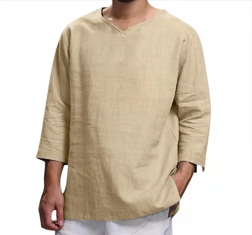 T Shirts Mens Linen Cotton Solid Long Sleeve Oversize Tshirt Men Clothes Loose Tees Shirts Male T Shirt Autumn Spring
T Shirts Mens Linen Cotton Solid Long Sleeve Oversize Tshirt Men Clothes Loose Tees Shirts Male T Shirt Autumn Spring