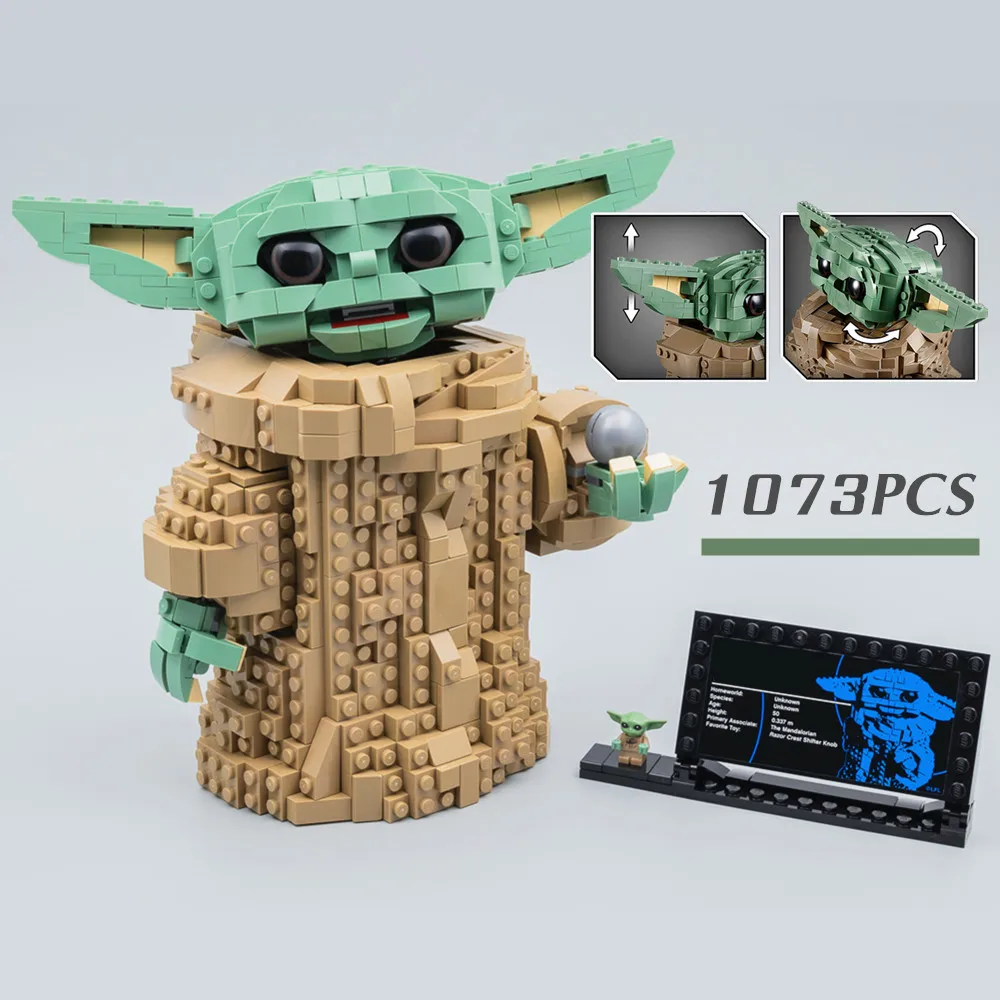 Fit 75318 Disney Stars Baby Yodas Space Wars Mandalorians Model Building Bricks Block Toys Boys Gift Kids Birthday
Fit 75318 Disney Stars Baby Yodas Space Wars Mandalorians Model Building Bricks Block Toys Boys Gift Kids Birthday