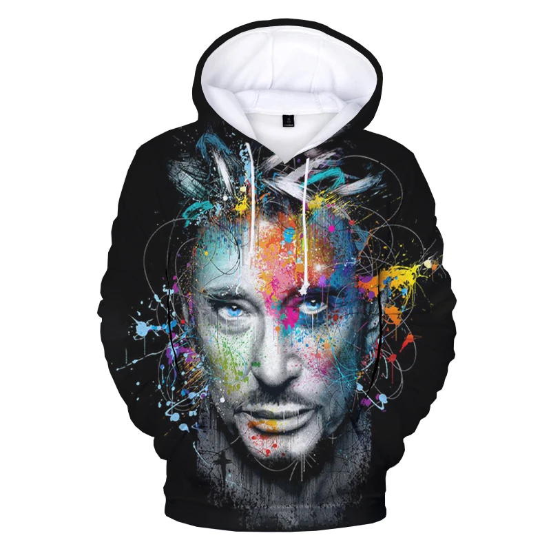 Frankrijk Rock Zanger Johnny Hallyday 3D Gedrukt Hoodies Unisex Hoodies O-hals Polysester Trui Jassen
Frankrijk Rock Zanger Johnny Hallyday 3D Gedrukt Hoodies Unisex Hoodies O-hals Polysester Trui Jassen
