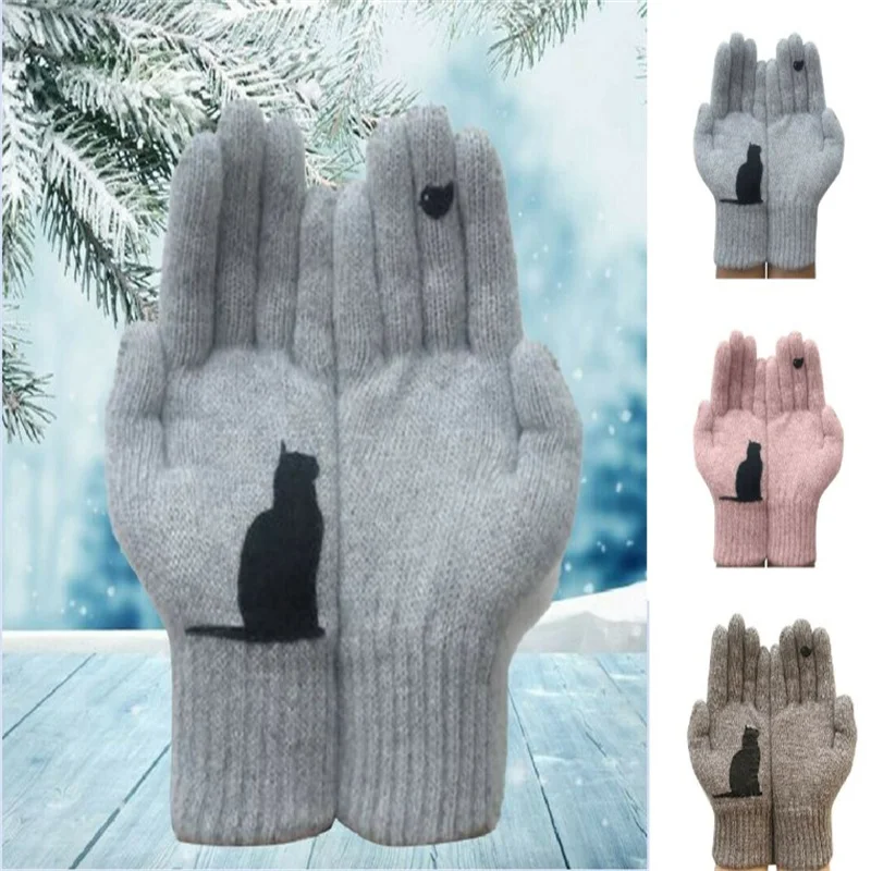 2022 New Autumn and Winter Outdoor Warm Soft and Windproof Cold-proof Cat and Bird Printing Wool Warm Knitted Gloves 1 Pairs
2022 New Autumn and Winter Outdoor Warm Soft and Windproof Cold-proof Cat and Bird Printing Wool Warm Knitted Gloves 1 Pairs