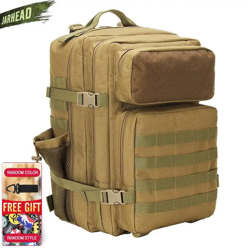 New 45L Military Tactical Backpack Large Capacity Outdoor Sport Hunting Camping Hiking Rucksack 900D Waterproof Oxford Knapsack
New 45L Military Tactical Backpack Large Capacity Outdoor Sport Hunting Camping Hiking Rucksack 900D Waterproof Oxford Knapsack