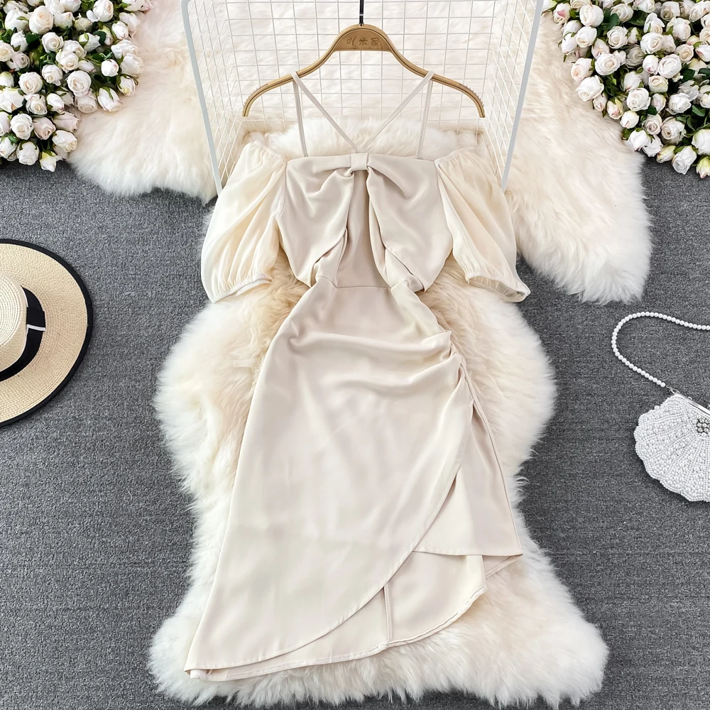 Женское платье-трапеция с завышенной талией, плиссированная Асимметричная юбка
Женское платье-трапеция с завышенной талией, плиссированная Асимметричная юбка