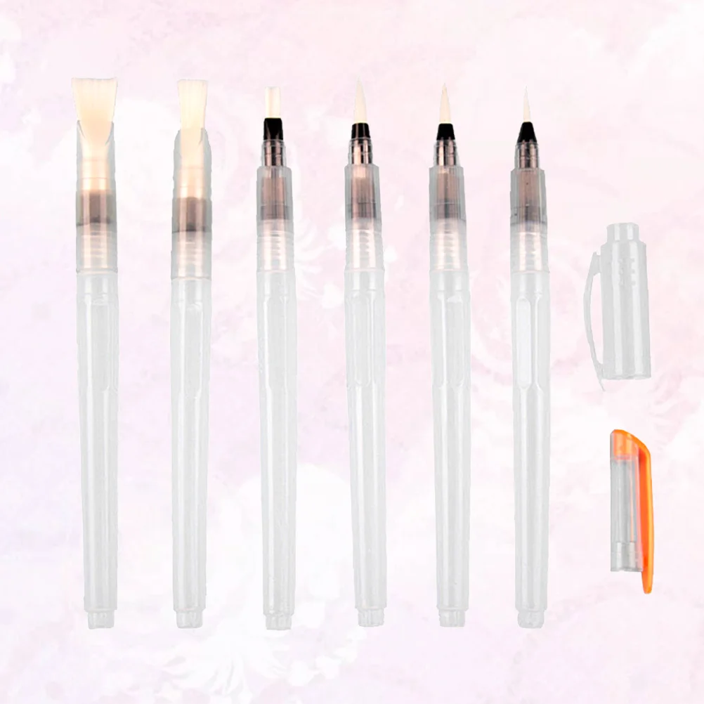 6 Pcs Paint Brushes Children Painting Pens Water Injection Drawing Watercolor Hand
6 Pcs Paint Brushes Children Painting Pens Water Injection Drawing Watercolor Hand