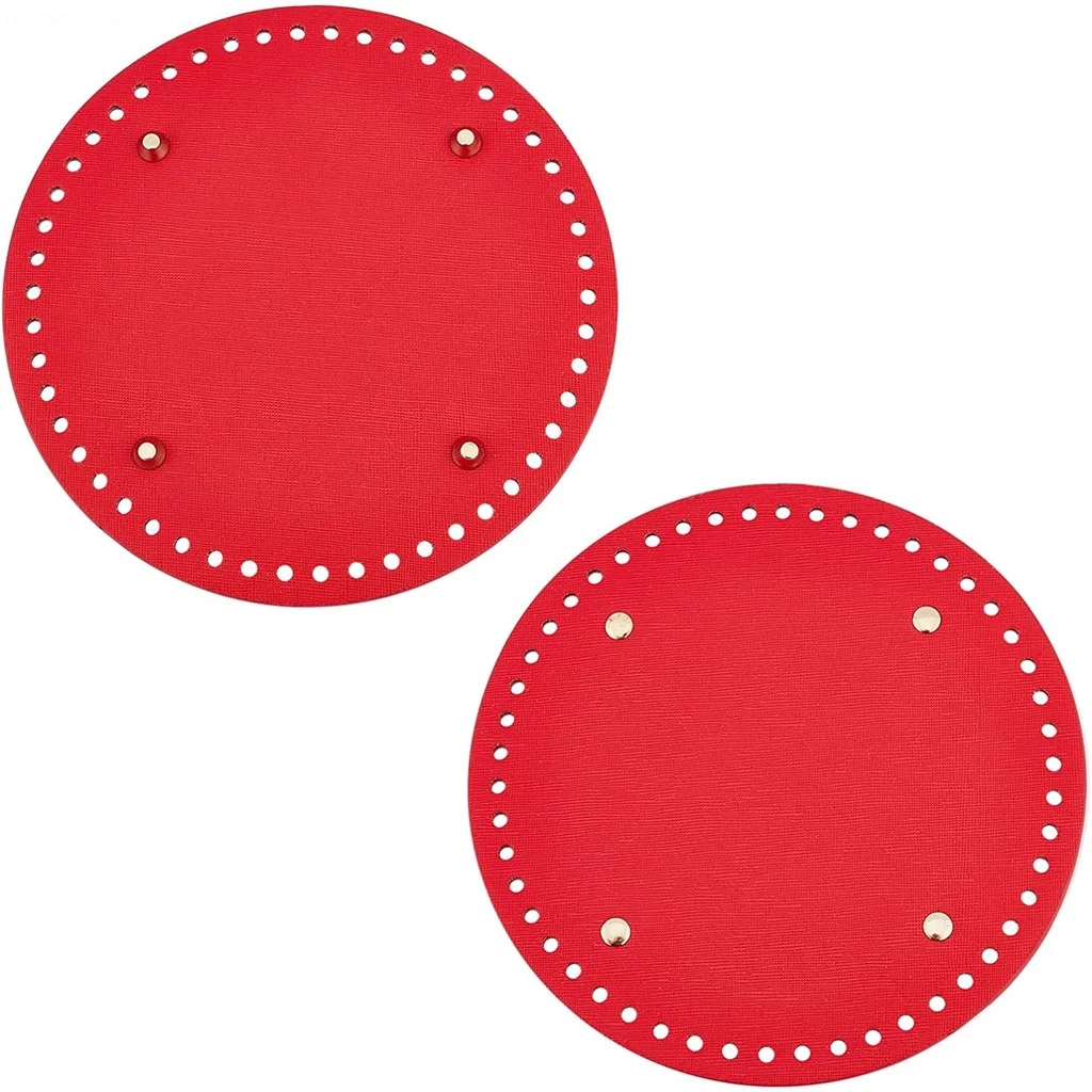 2 шт., красные круглые плоские сумочки для вязания крючком, 7,13x0,37 дюймов
2 шт., красные круглые плоские сумочки для вязания крючком, 7,13x0,37 дюймов