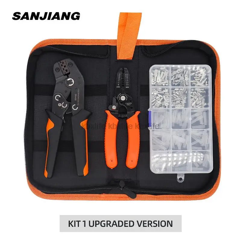 SN-48B 270/300PCS crimping pliers set 2.8/4.8/6.3 plug terminal crimper hand tool kit Multifunctional wire stripper cable cutter
SN-48B 270/300PCS crimping pliers set 2.8/4.8/6.3 plug terminal crimper hand tool kit Multifunctional wire stripper cable cutter
