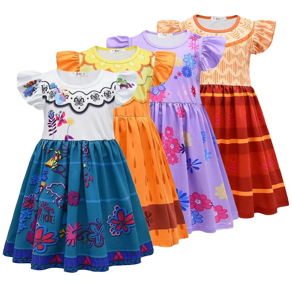 Children Madrigal Outfit Kids Dolores Party Sleeveless Clothing Little Girls Summer Casual Ruffles Costume Isabela clothing
Children Madrigal Outfit Kids Dolores Party Sleeveless Clothing Little Girls Summer Casual Ruffles Costume Isabela clothing