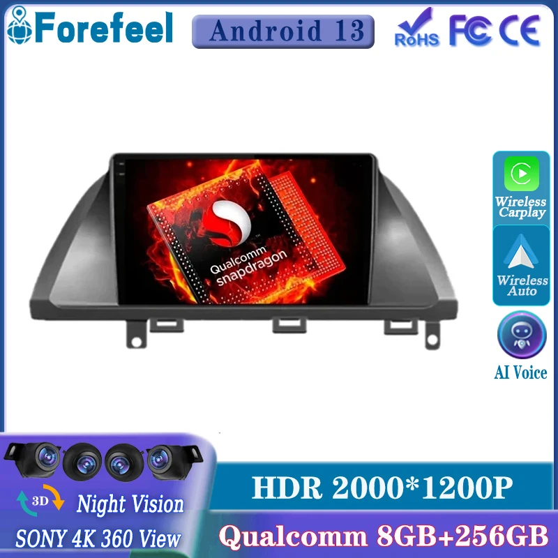 Android 13 Qualcomm Snapdragon для Honda Odyssey 2005 - 2010 без DVD мультимедийный автомобильный плеер навигация Сенсорный экран
Android 13 Qualcomm Snapdragon для Honda Odyssey 2005 - 2010 без DVD мультимедийный автомобильный плеер навигация Сенсорный экран