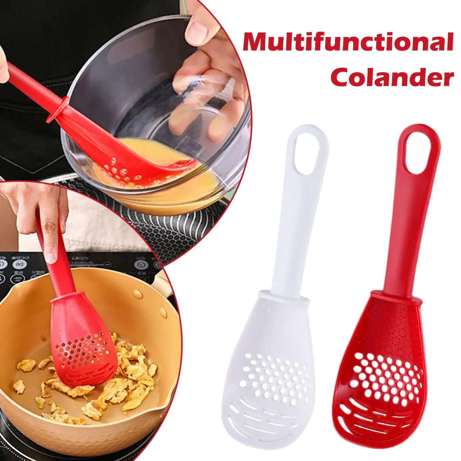 1PCS Multifunctional Kitchen Cooking Spoon Heat-resistant Hanging Hole Soup Filter Potato Garlic Press Colander Kitchen
1PCS Multifunctional Kitchen Cooking Spoon Heat-resistant Hanging Hole Soup Filter Potato Garlic Press Colander Kitchen
