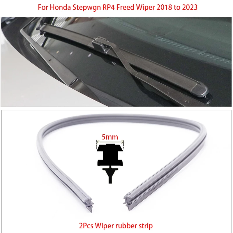 Wiper Refill Rubber Strip For Honda Stepwgn RP4 Freed 2018 2019 2020 2021 2022 2023 Wiper Blade Replacement
Wiper Refill Rubber Strip For Honda Stepwgn RP4 Freed 2018 2019 2020 2021 2022 2023 Wiper Blade Replacement