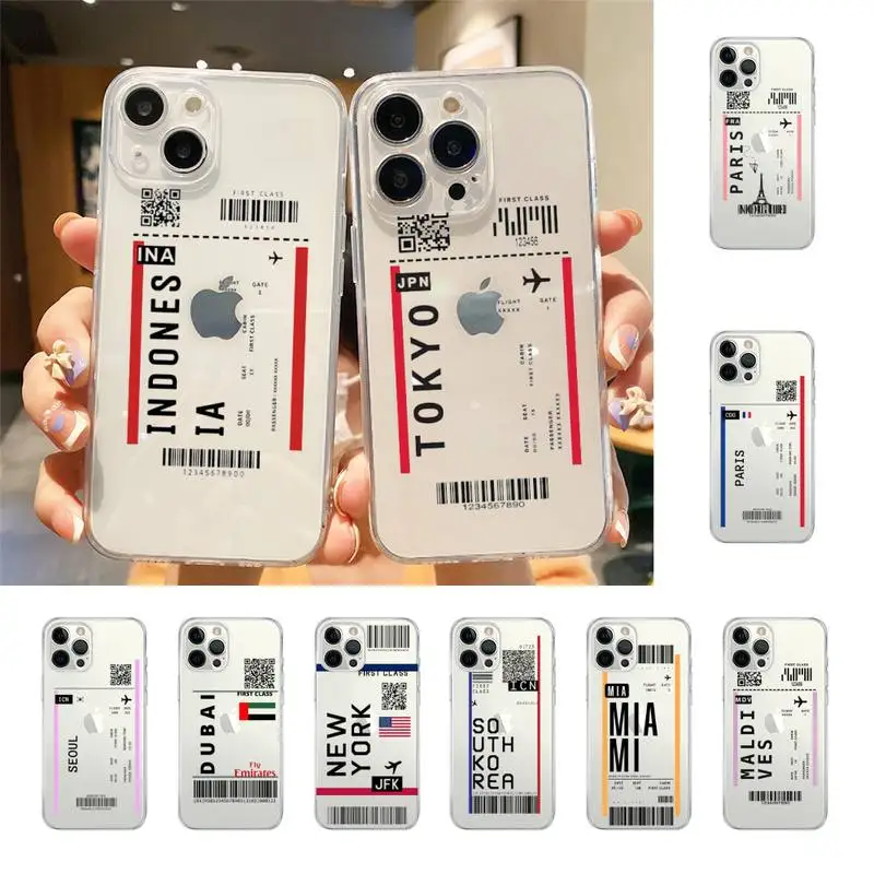 Airplane Ticket Phone Case For Iphone 7 8 Plus X Xr Xs 11 12 13 Se2020 Mini Mobile Iphones 14 Pro Max Case
Airplane Ticket Phone Case For Iphone 7 8 Plus X Xr Xs 11 12 13 Se2020 Mini Mobile Iphones 14 Pro Max Case