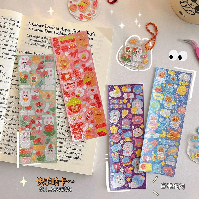 1 Pcs Shining Laser Bling Cartoon Bunny Stationery Sticker for Scrapbooking Phone Journal Laptop Photo Decoration Gift Guka DIY
1 Pcs Shining Laser Bling Cartoon Bunny Stationery Sticker for Scrapbooking Phone Journal Laptop Photo Decoration Gift Guka DIY