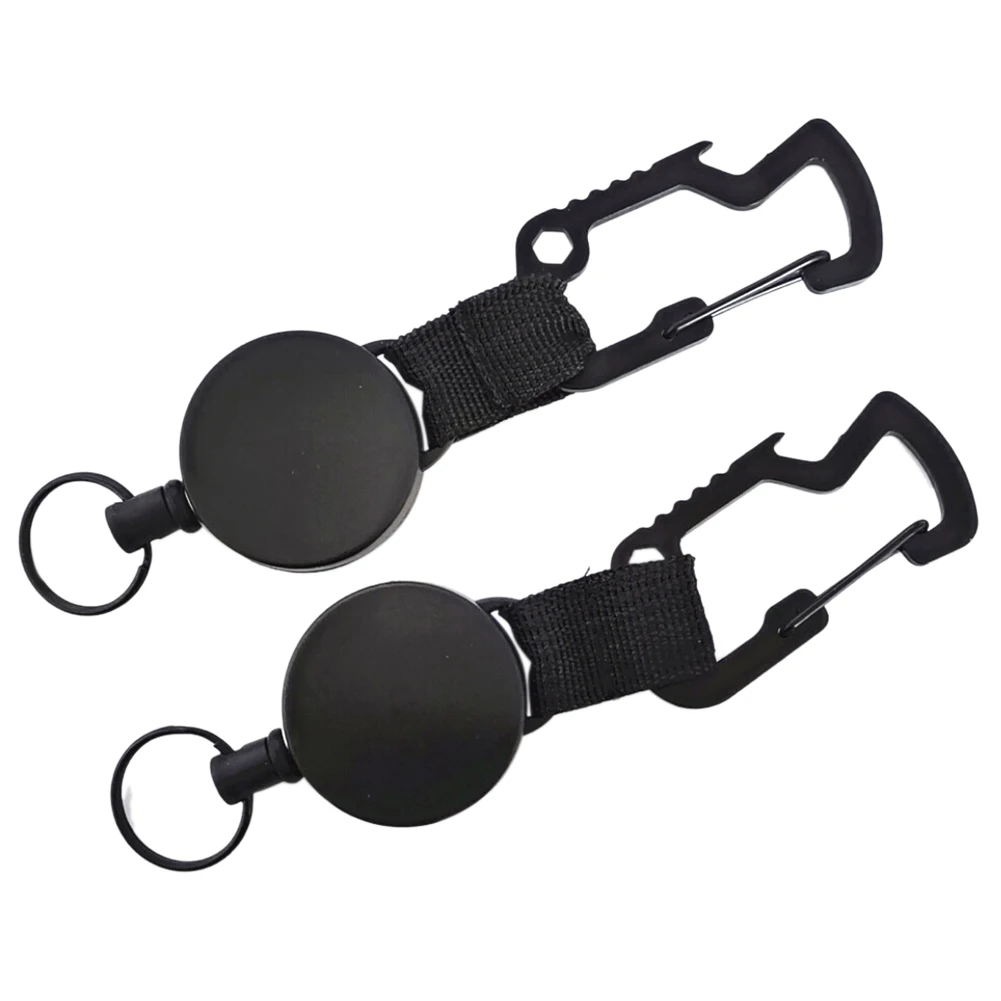 2pcs Heavy Duty Badge Reel Multifunction Mini Portable Hiking Climbing Retractable Key Chain Outdoor Tool With Steel Wire
2pcs Heavy Duty Badge Reel Multifunction Mini Portable Hiking Climbing Retractable Key Chain Outdoor Tool With Steel Wire
