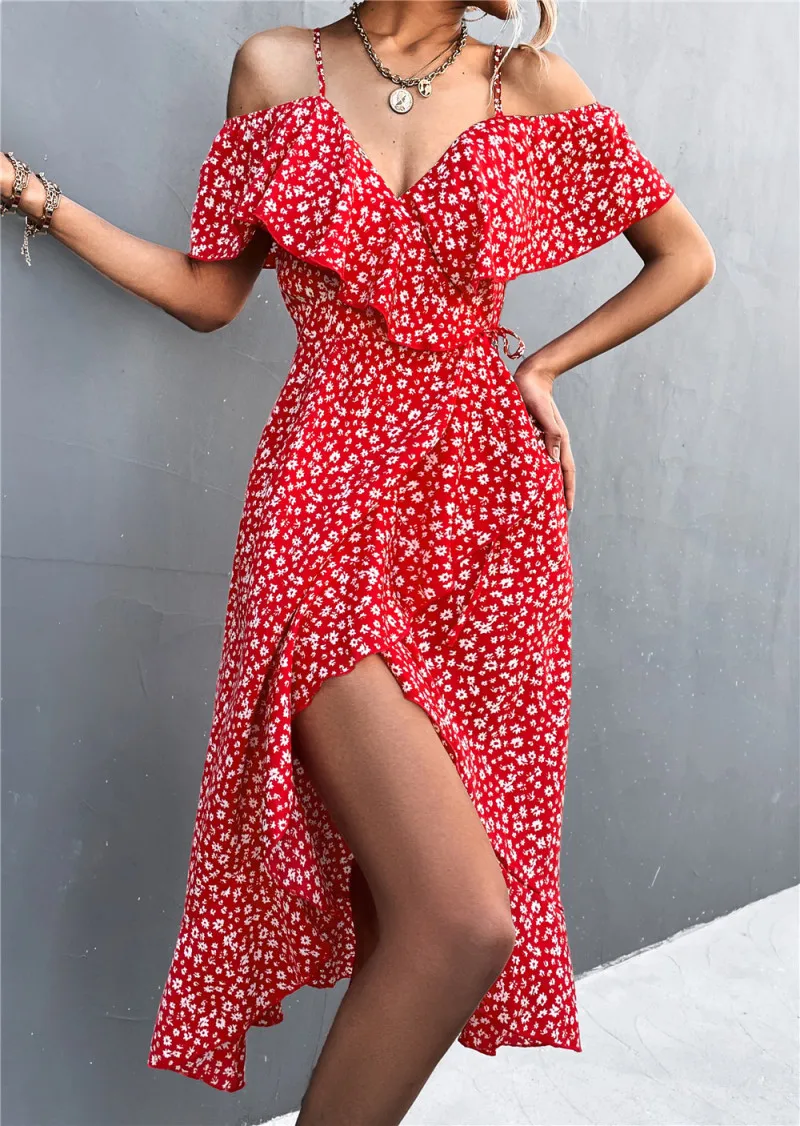 Summer Midi Boho Dress Women Sexy V Neck Long Floral Dress Ladies Elegant Print Bohemian Flower Dress For Women
Summer Midi Boho Dress Women Sexy V Neck Long Floral Dress Ladies Elegant Print Bohemian Flower Dress For Women