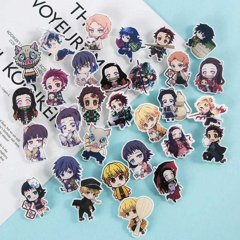 Anime Ghost Slayer Blade Rengoku Kyoujurou Tanjirou Nezuko Zenitsu Inosuke Hashira Nichirin Sword Blade Acrylic Brooch Badge
Anime Ghost Slayer Blade Rengoku Kyoujurou Tanjirou Nezuko Zenitsu Inosuke Hashira Nichirin Sword Blade Acrylic Brooch Badge