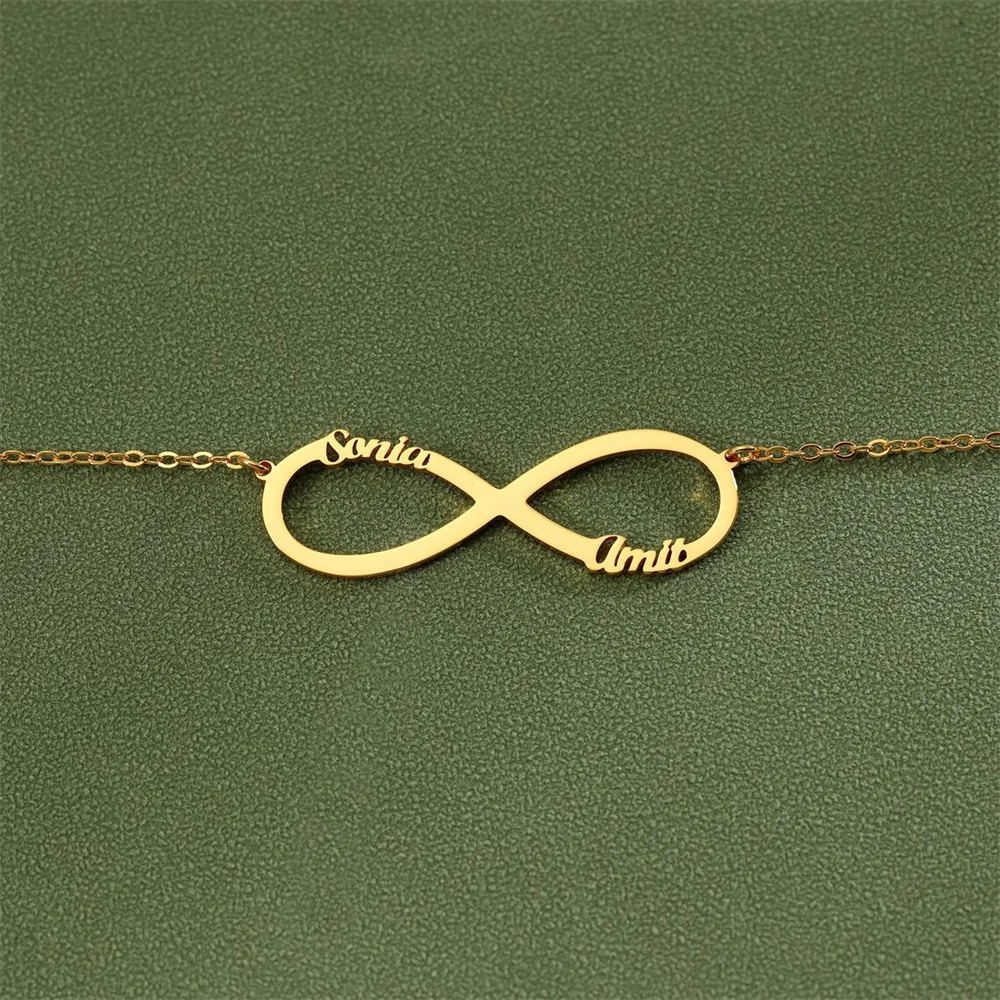 Infinite Customize Personalized Name Stainless Steel Bracelets for Women Custom Name Nameplate Charm Bracelet Jewelry Gift
Infinite Customize Personalized Name Stainless Steel Bracelets for Women Custom Name Nameplate Charm Bracelet Jewelry Gift