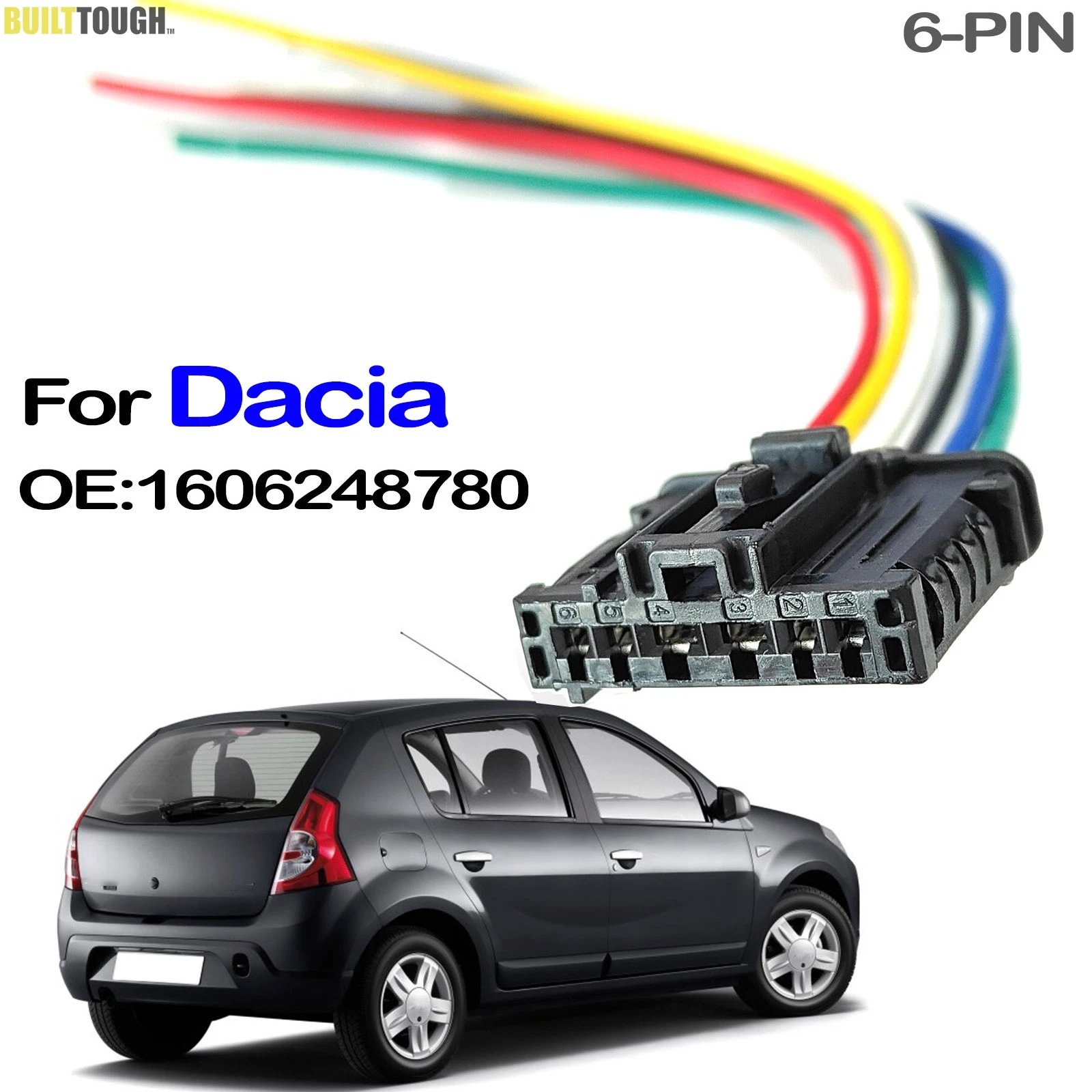 Для DACIA Renault DOKKER DUSTER LOGAN LODGY SANDERO STEPWAY 6-контактный разъем заднего фонаря, разъем косички, проводка 1606248780
Для DACIA Renault DOKKER DUSTER LOGAN LODGY SANDERO STEPWAY 6-контактный разъем заднего фонаря, разъем косички, проводка 1606248780