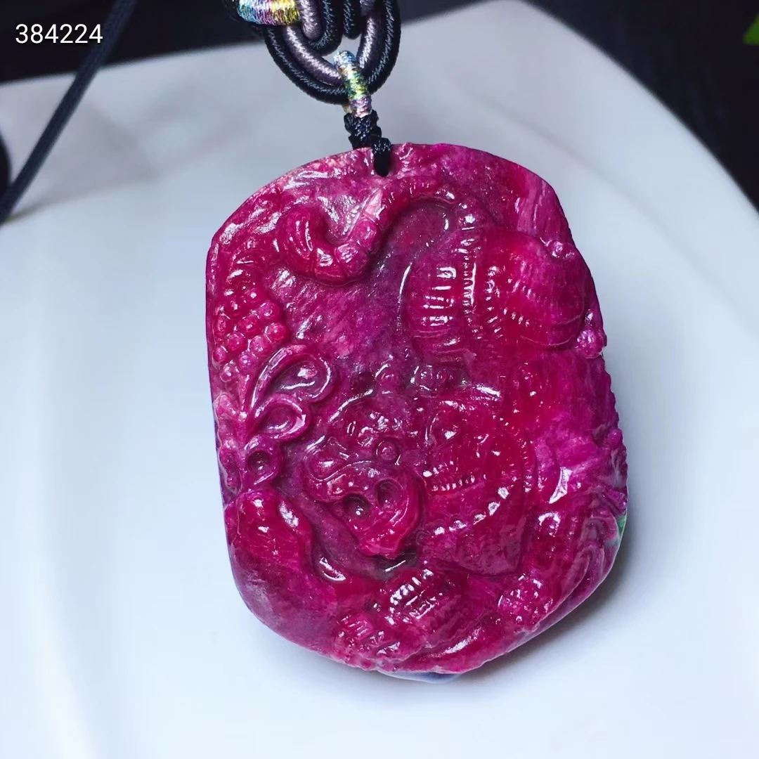 Natural Red Ruby Gemstone Tumbled Tiger Pendant Women Men Beads 50*38*15mm Gemstone Star Light Red Rubi Ruby Necklace AAAAA
Natural Red Ruby Gemstone Tumbled Tiger Pendant Women Men Beads 50*38*15mm Gemstone Star Light Red Rubi Ruby Necklace AAAAA
