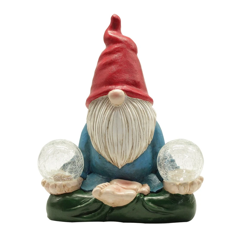 Outdoor Garden Statue Dwarf Statue Carrying Magic Ball and Solar Led Light Gnomes Christmas Garden Decoration
Outdoor Garden Statue Dwarf Statue Carrying Magic Ball and Solar Led Light Gnomes Christmas Garden Decoration
