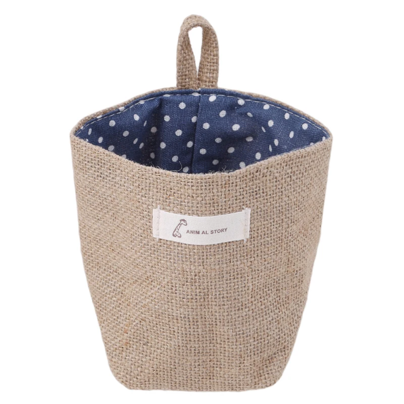 Home Canvas Jute Storage Bag Desktop Sundries Storage Basket Chilren Toys Organizer Space Saving Hanging Basket
Home Canvas Jute Storage Bag Desktop Sundries Storage Basket Chilren Toys Organizer Space Saving Hanging Basket