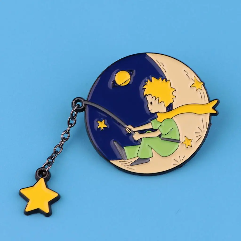 AD2457 The Little Prince Lapel Pins for Backpack Cute Cartoon Prince Brooches for Clothes Enamel Pins Badges Accessories Gift
AD2457 The Little Prince Lapel Pins for Backpack Cute Cartoon Prince Brooches for Clothes Enamel Pins Badges Accessories Gift