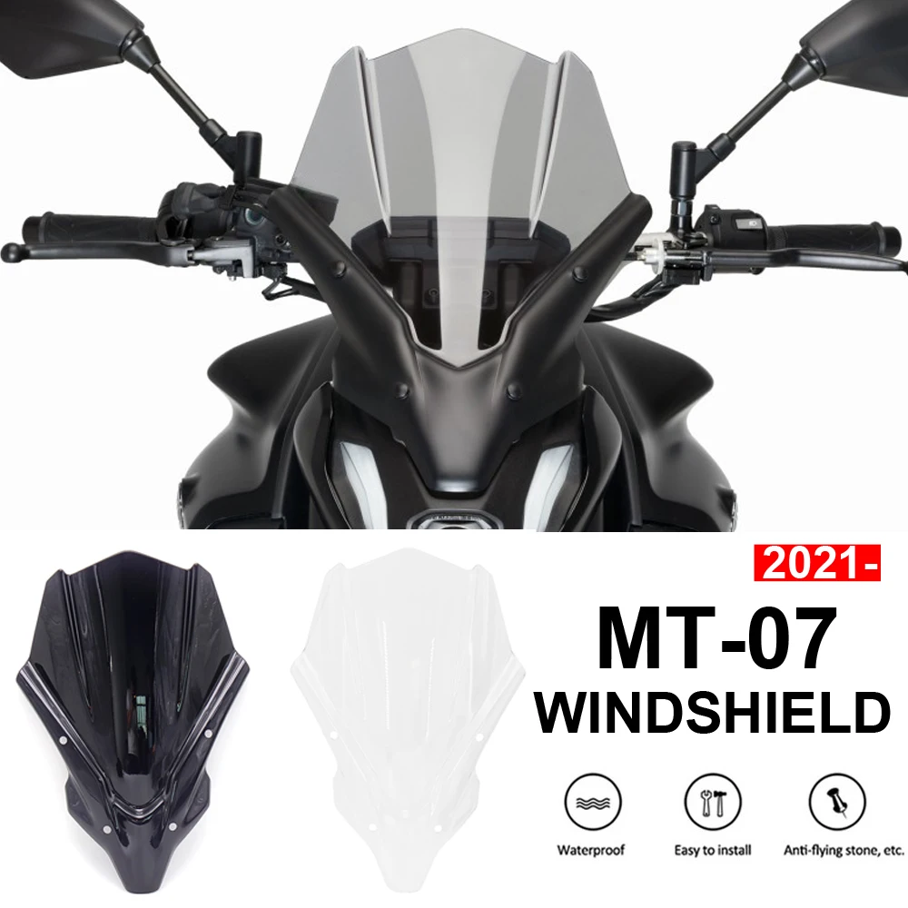 Smoke Black or Transparent Deflector For Yamaha MT-07 MT07 MT 07 2021 2022 Motorcycle Windscreen Windshield Covers Front Screen
Smoke Black or Transparent Deflector For Yamaha MT-07 MT07 MT 07 2021 2022 Motorcycle Windscreen Windshield Covers Front Screen