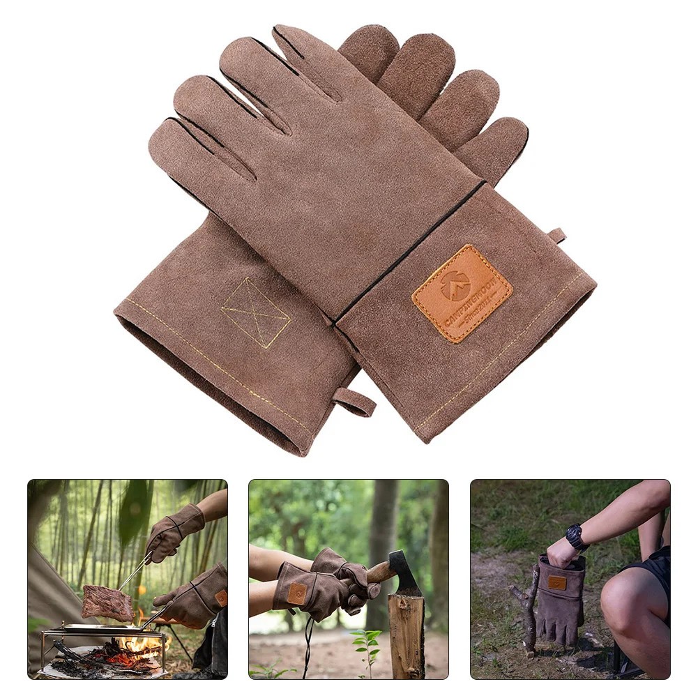 1Pair Two-layer Cowhide Fire Gloves Outdoor Flame Retardant Temperature Resistant Cowhide Gloves Double Layer Safety Gloves
1Pair Two-layer Cowhide Fire Gloves Outdoor Flame Retardant Temperature Resistant Cowhide Gloves Double Layer Safety Gloves