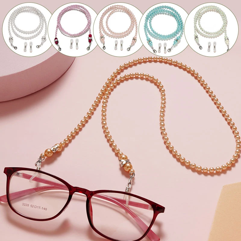 2022 Fashion Pearl Beaded Reading Glasses Chain Lanyard Cord Holder Rope Non Slip Solid Eyeglasses Chain Sunglasses Chain Rope
2022 Fashion Pearl Beaded Reading Glasses Chain Lanyard Cord Holder Rope Non Slip Solid Eyeglasses Chain Sunglasses Chain Rope