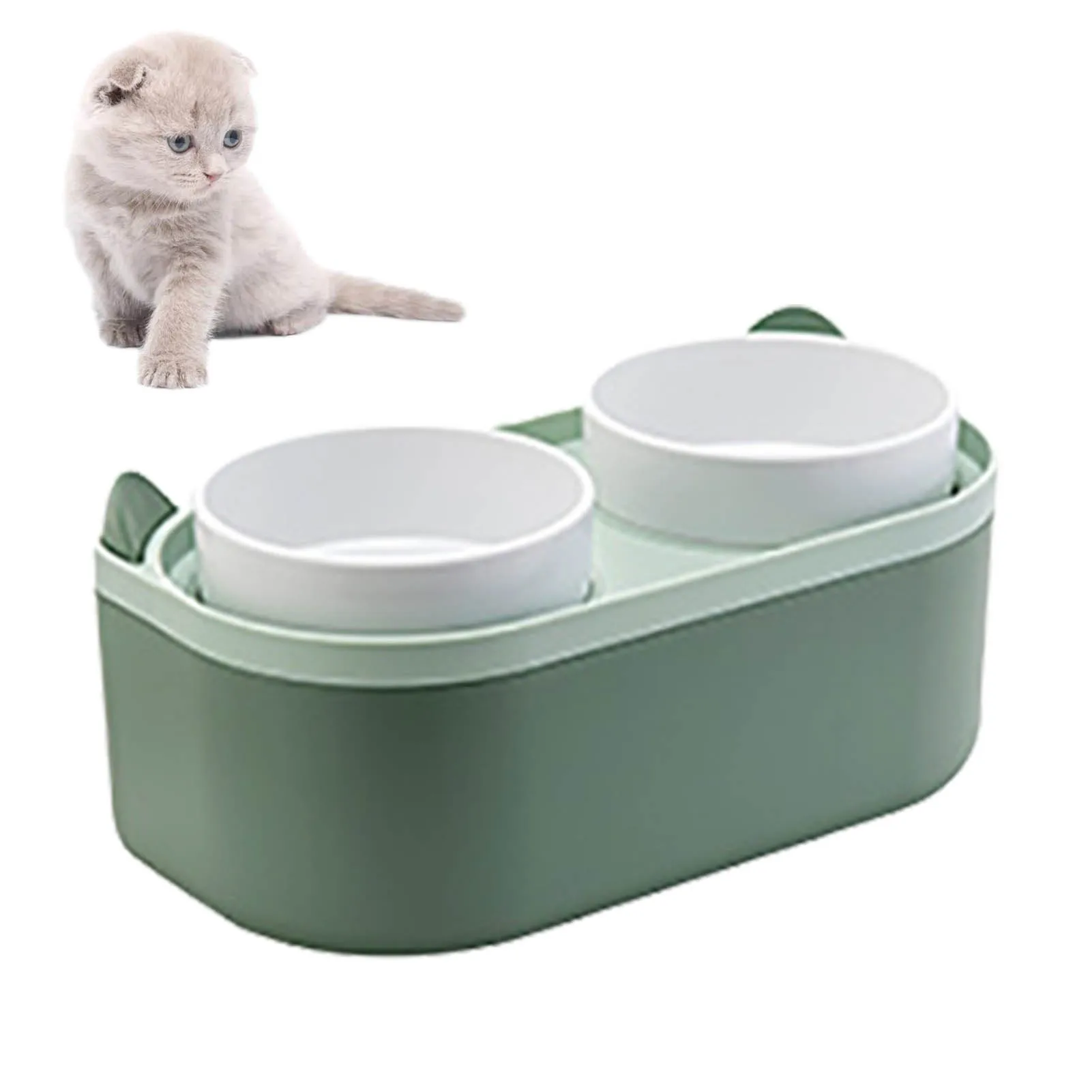 Double Pet Feeding Bowls Double Pet Food Water Bowls Durable Cat Food Bowl With Drawer Small Forks Safe To Use Multifunctional
Double Pet Feeding Bowls Double Pet Food Water Bowls Durable Cat Food Bowl With Drawer Small Forks Safe To Use Multifunctional