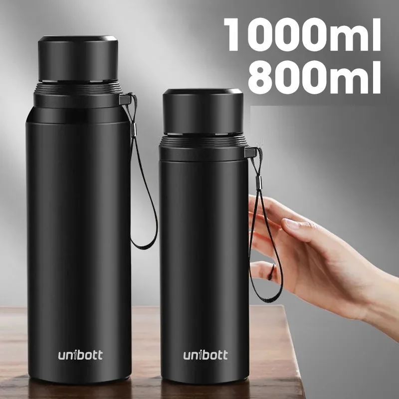 800/1000/ Large Capacity Double Stainless Steel Thermos For Water Vacuum Flask Insulated Thermo Bottle With Tea Infuser
800/1000/ Large Capacity Double Stainless Steel Thermos For Water Vacuum Flask Insulated Thermo Bottle With Tea Infuser