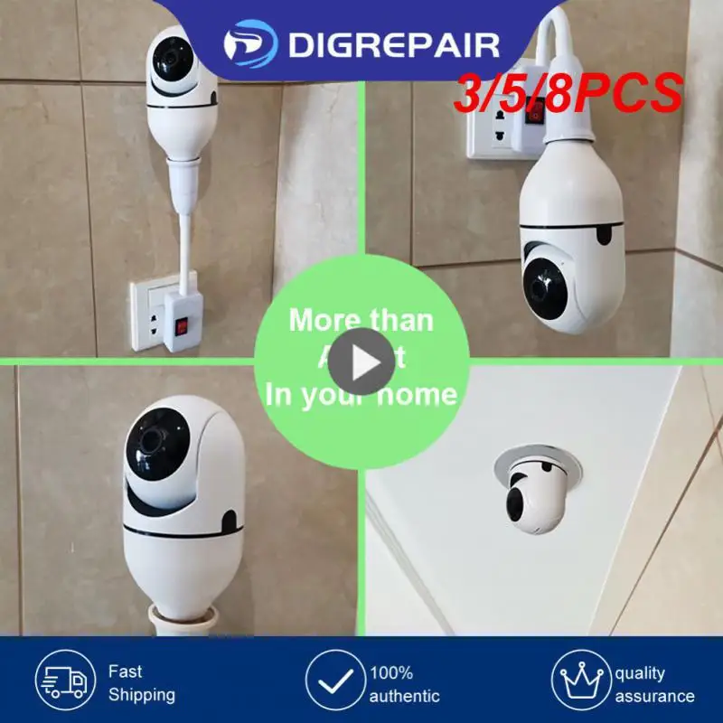 3/5/8PCS 1080p Wireless Wifi Camera White Bulb Monitoring Camera 360 Degree Panoramic Lamp Cap Monitoring Bulb Waterproof Ycc365
3/5/8PCS 1080p Wireless Wifi Camera White Bulb Monitoring Camera 360 Degree Panoramic Lamp Cap Monitoring Bulb Waterproof Ycc365