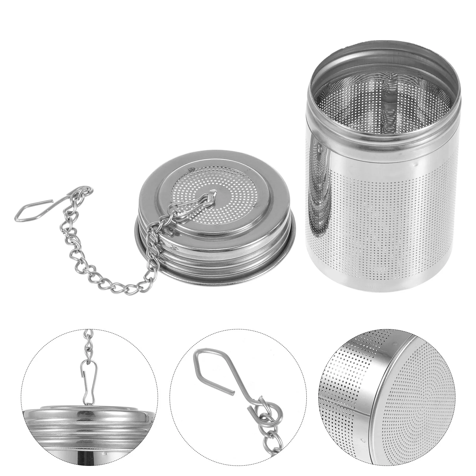 Filter Tea Mesh Infuser Basket Perforated Trainer Filters Kitchen Brine Steel Stainless Strainer Strainers Seasoning Household
Filter Tea Mesh Infuser Basket Perforated Trainer Filters Kitchen Brine Steel Stainless Strainer Strainers Seasoning Household