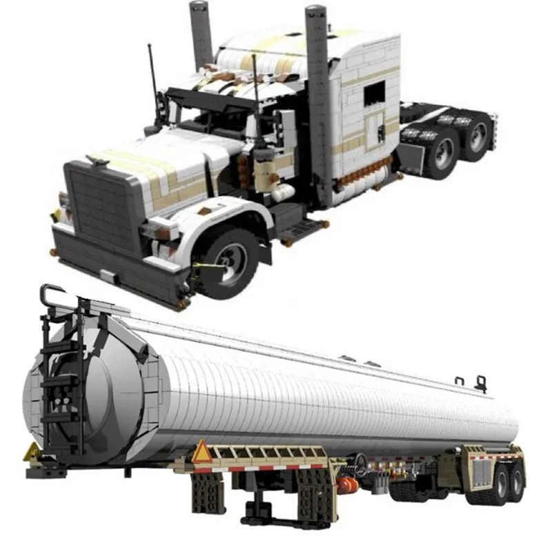 2021 New RC high-tech Series MOC 6138/7501 white oil tank tow truck Building LepinBlocks Set Bricks toys
2021 New RC high-tech Series MOC 6138/7501 white oil tank tow truck Building LepinBlocks Set Bricks toys