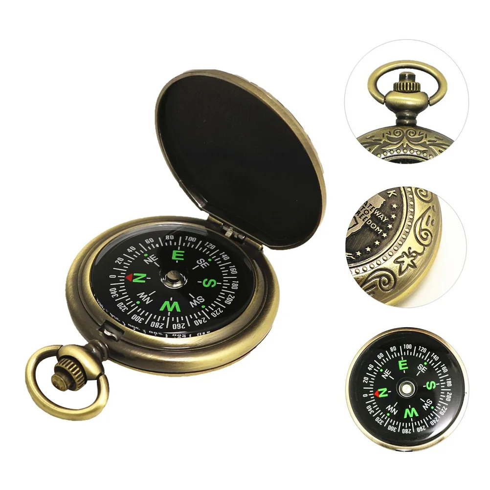 Vintage Gift Compass Pocket Watch Compass Outdoor Travel Mountaineering Camping Adventure Compass Gadgets
Vintage Gift Compass Pocket Watch Compass Outdoor Travel Mountaineering Camping Adventure Compass Gadgets